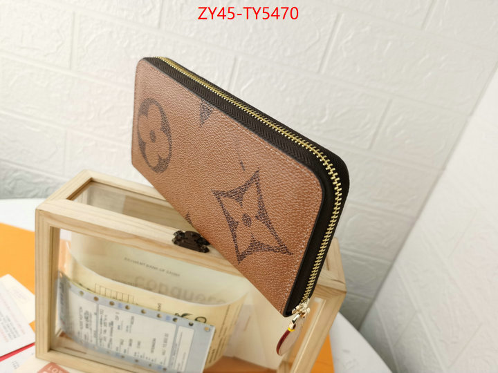 LV Bags(4A)-Wallet the best quality replica ID: TY5470 $: 45USD