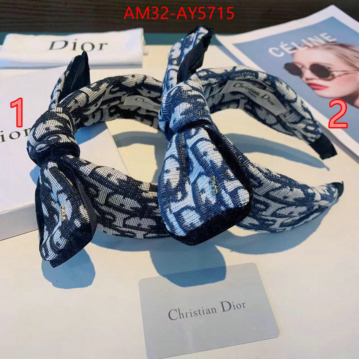 Hair band-Dior fake ID: AY5715 $: 32USD