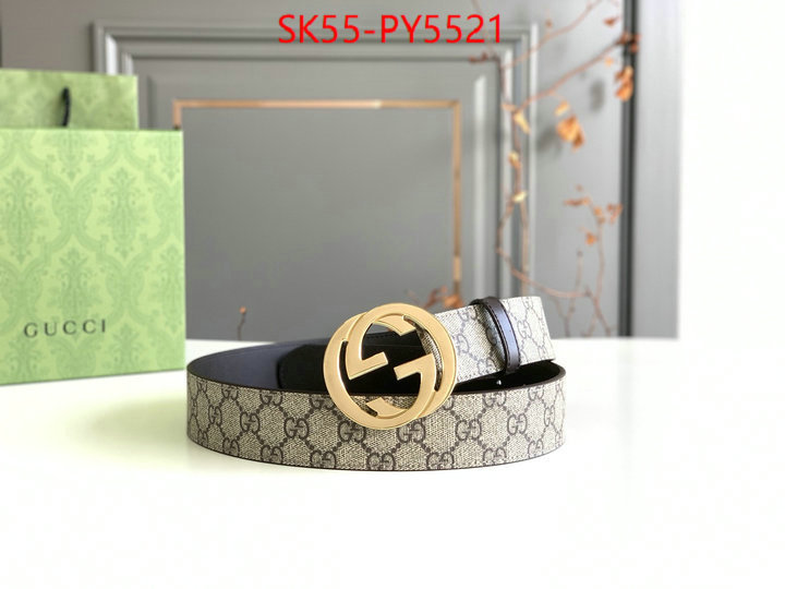 Belts-Gucci good ID: PY5521 $: 55USD