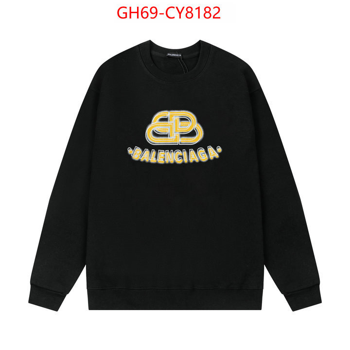 Clothing-Balenciaga replica 2023 perfect luxury ID: CY8182 $: 69USD