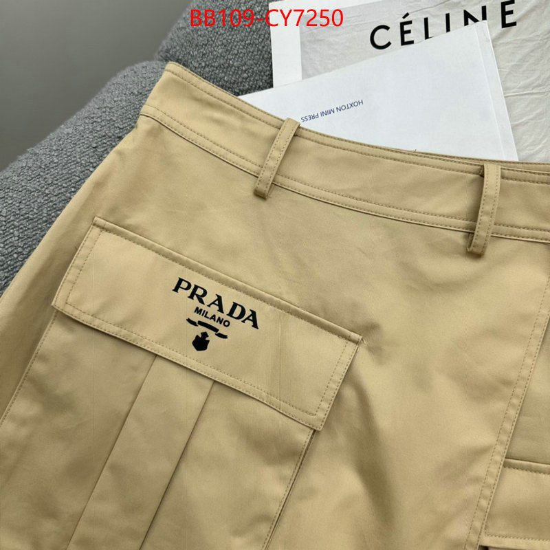 Clothing-Prada designer 1:1 replica ID: CY7250 $: 109USD