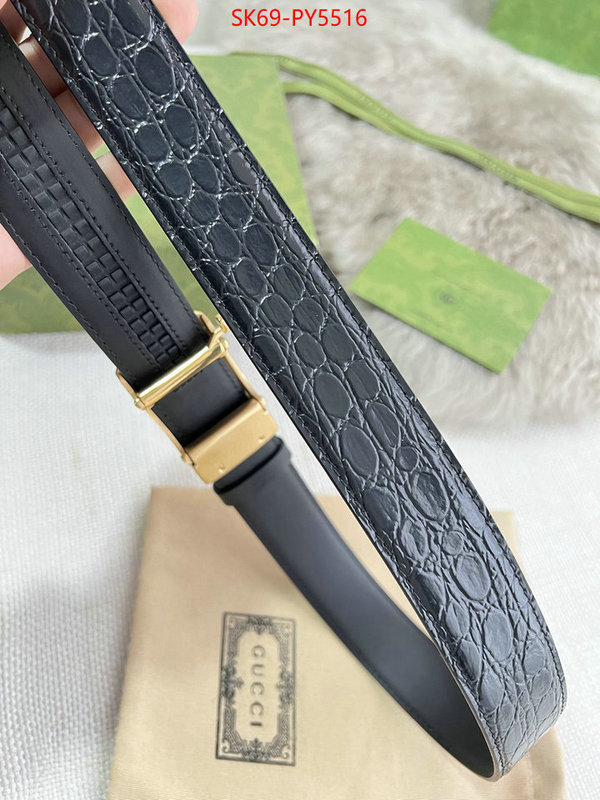 Belts-Gucci wholesale designer shop ID: PY5516 $: 69USD