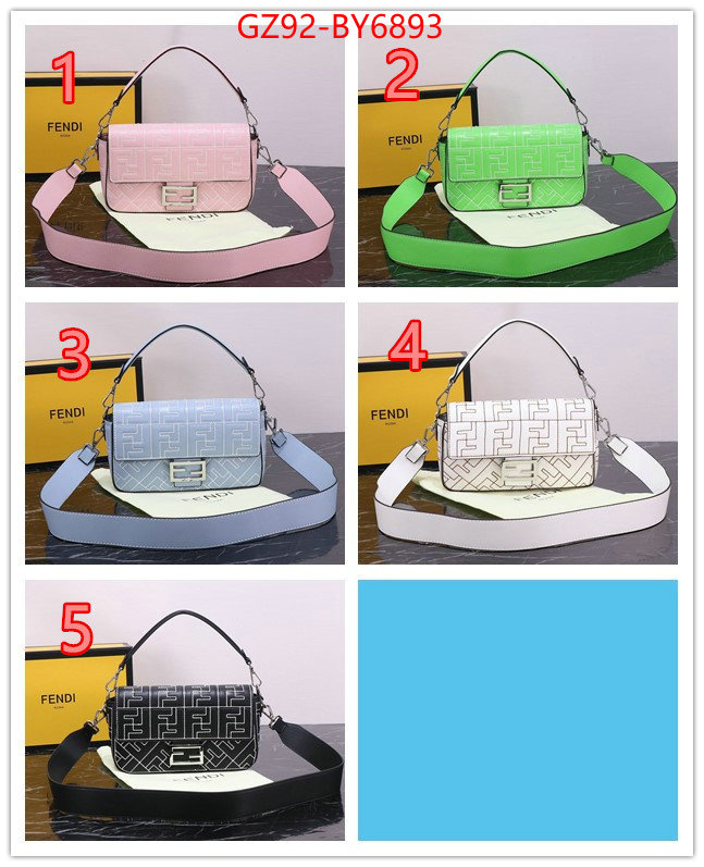 Fendi Bags(4A)-Baguette- designer 7 star replica ID: BY6893 $: 92USD