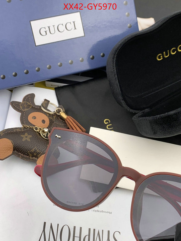 Glasses-Gucci luxury fake ID: GY5970 $: 42USD