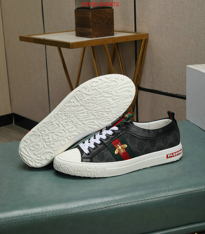 Men Shoes-Gucci best wholesale replica ID: SY7472 $: 105USD