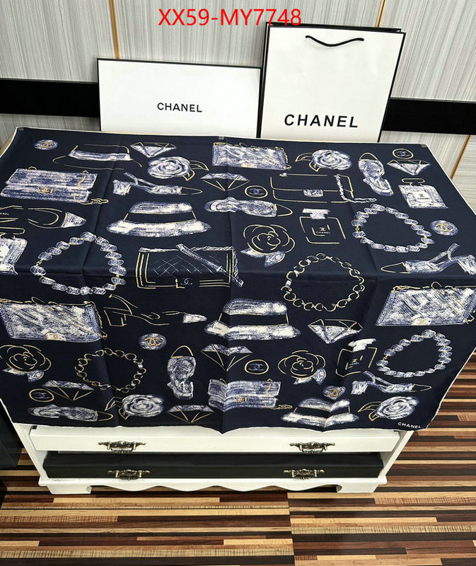 Scarf-Chanel outlet sale store ID: MY7748 $: 59USD