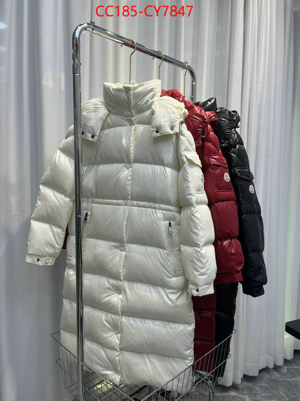 Down jacket Women-Moncler best replica quality ID: CY7847 $: 185USD