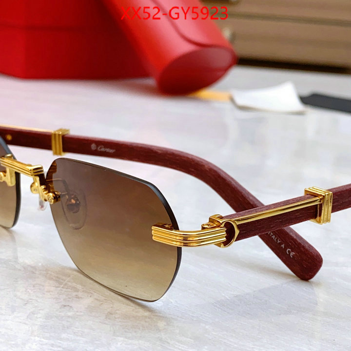 Glasses-Cartier designer high replica ID: GY5923 $: 52USD