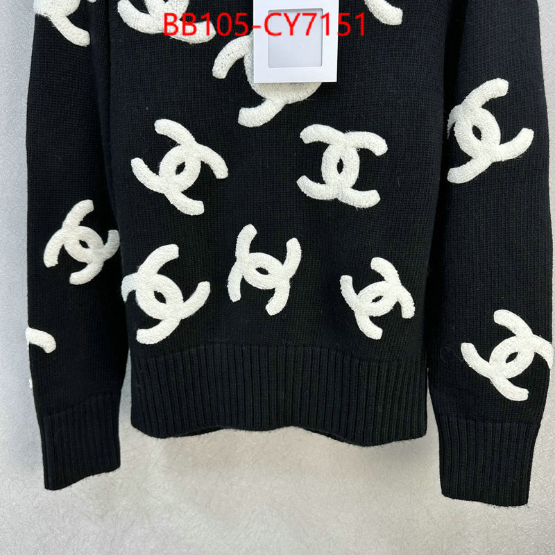 Clothing-Chanel we provide top cheap aaaaa ID: CY7151 $: 105USD