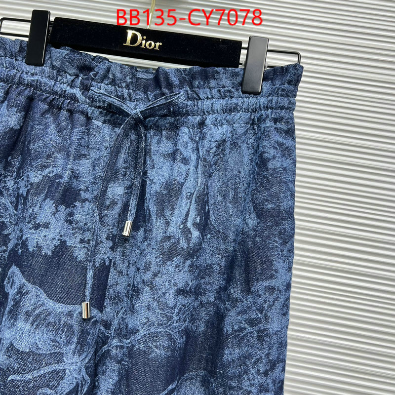 Clothing-Dior best luxury replica ID: CY7078 $: 135USD