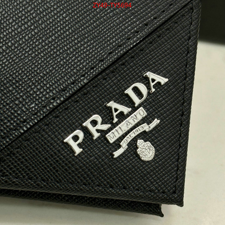 Prada Bags (4A)-Wallet top fake designer ID: TY5694 $: 49USD