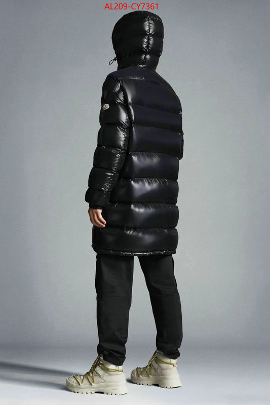 Down jacket Men-Moncler wholesale 2023 replica ID: CY7361 $: 209USD