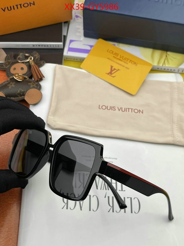 Glasses-LV replcia cheap ID: GY5986 $: 39USD