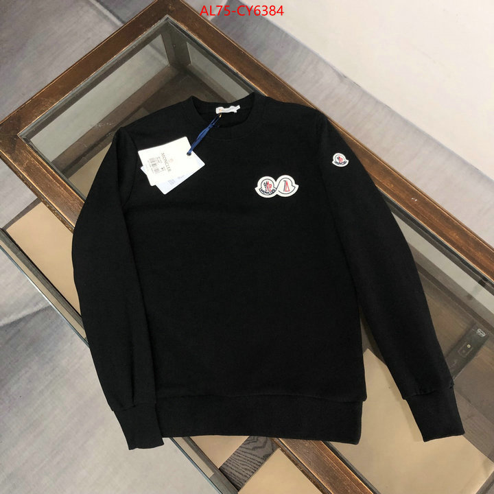 Clothing-Moncler online shop ID: CY6384 $: 75USD