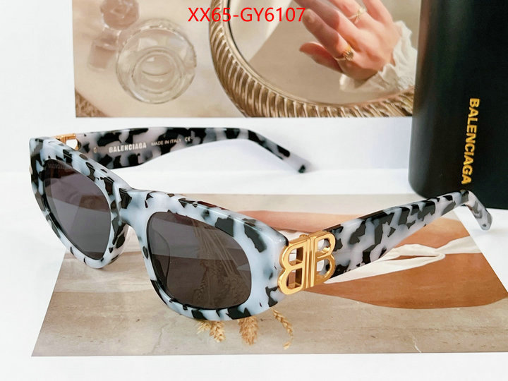 Glasses-Balenciaga wholesale imitation designer replicas ID: GY6107 $: 65USD