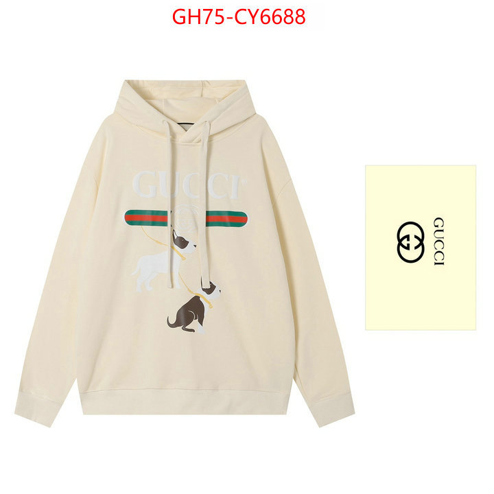 Clothing-Gucci online store ID: CY6688 $: 75USD