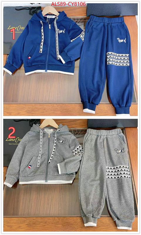 Kids clothing-Thom Browne where can you buy replica ID: CY8106 $: 89USD