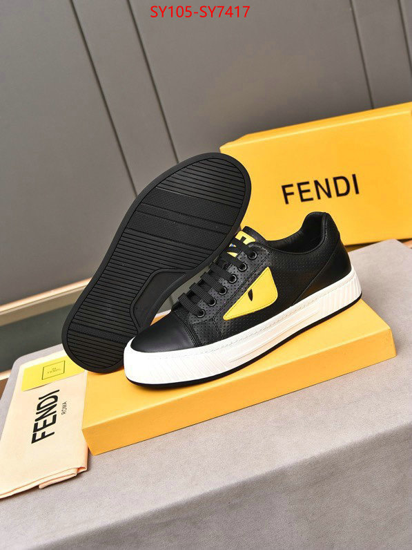 Men Shoes-Fendi luxury fashion replica designers ID: SY7417 $: 105USD