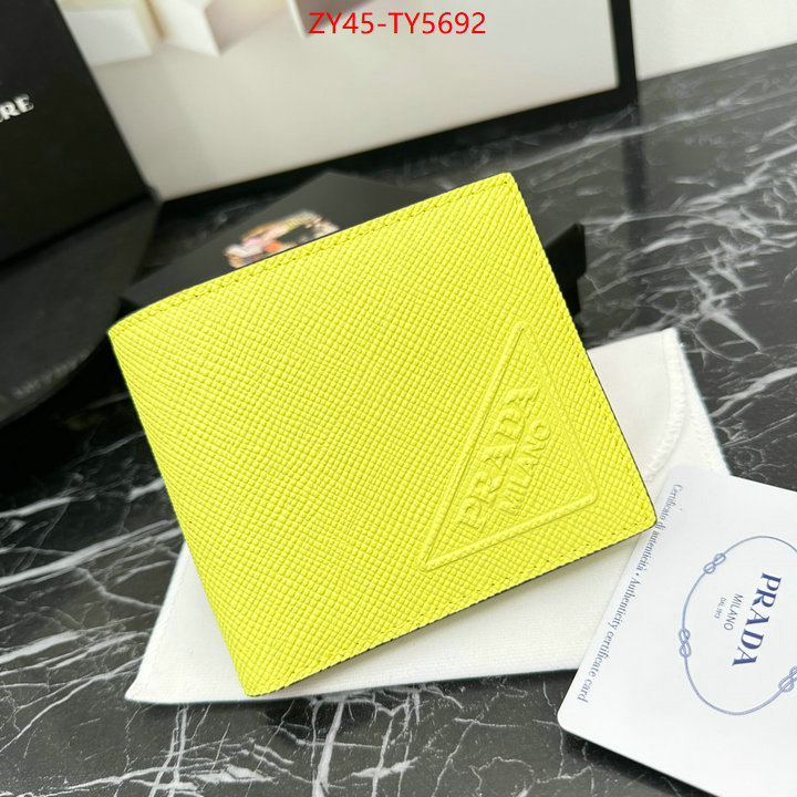 Prada Bags (4A)-Wallet replica us ID: TY5692 $: 45USD