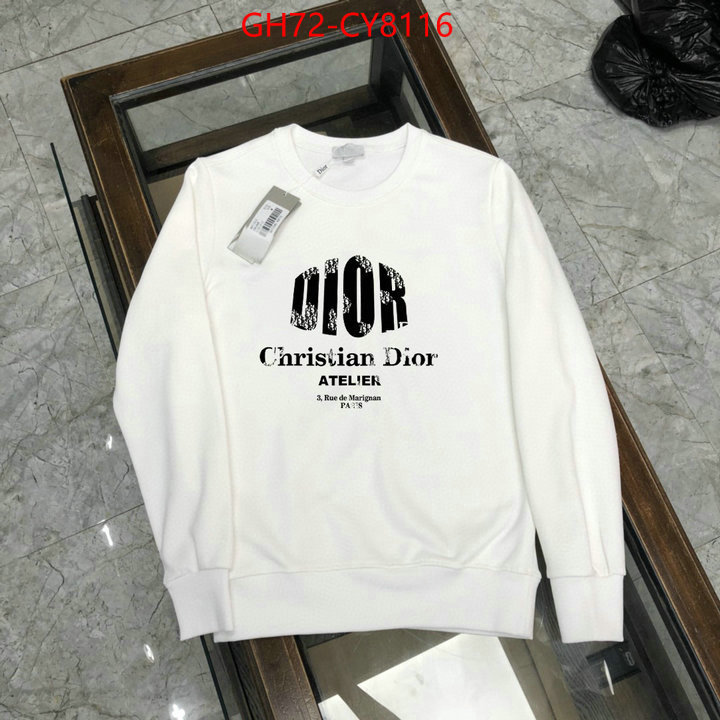 Clothing-Dior the best quality replica ID: CY8116 $: 72USD
