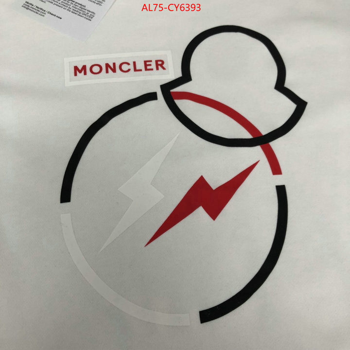 Clothing-Moncler top designer replica ID: CY6393 $: 75USD