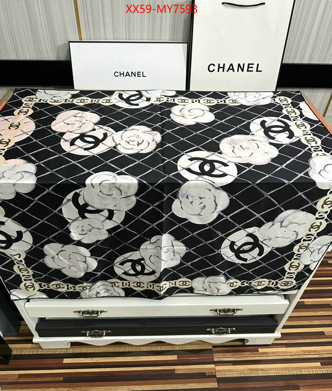 Scarf-Chanel fake cheap best online ID: MY7593 $: 59USD