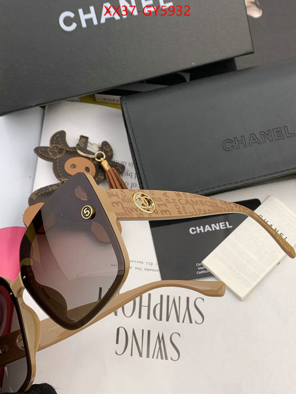 Glasses-Chanel best capucines replica ID: GY5932 $: 37USD