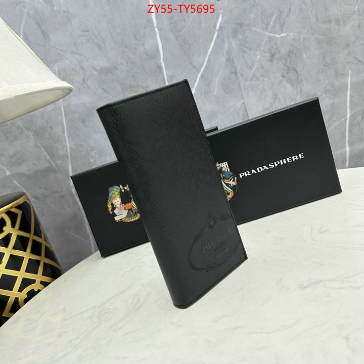 Prada Bags (4A)-Wallet fake high quality ID: TY5695 $: 55USD