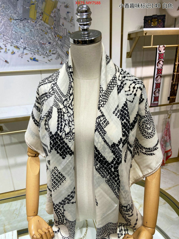 Scarf-Chanel wholesale designer shop ID: MY7588 $: 75USD