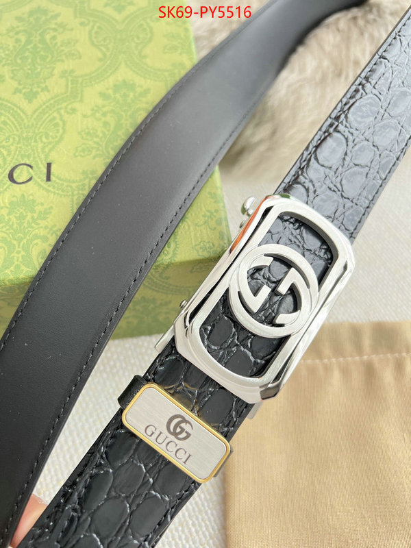 Belts-Gucci wholesale designer shop ID: PY5516 $: 69USD