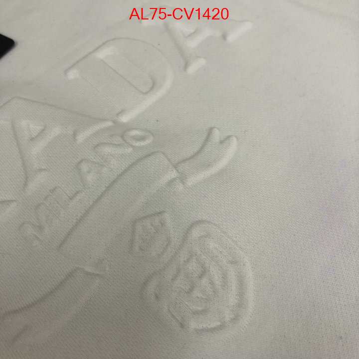 Clothing-Prada highest quality replica ID: CV1420 $: 75USD