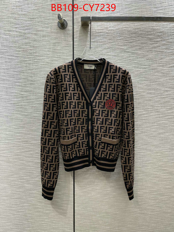 Clothing-Fendi designer replica ID: CY7239 $: 109USD