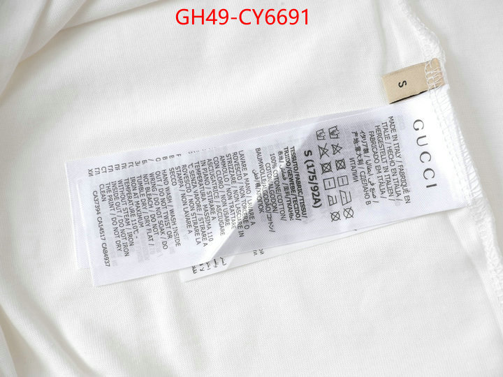 Clothing-Gucci high quality online ID: CY6691 $: 49USD