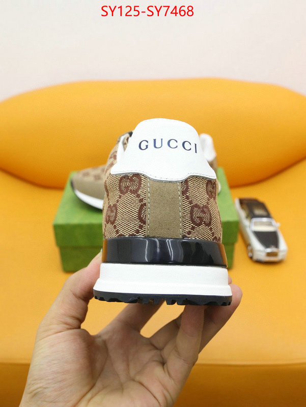 Men Shoes-Gucci luxury fake ID: SY7468 $: 125USD
