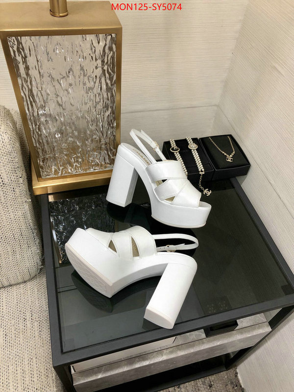 Women Shoes-Chanel best quality replica ID: SY5074 $: 125USD