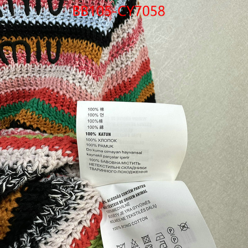 Clothing-MIU MIU cheap replica ID: CY7058 $: 105USD