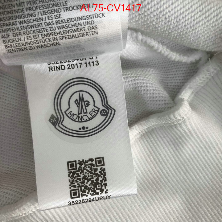 Clothing-Moncler buy cheap ID: CV1417 $: 75USD