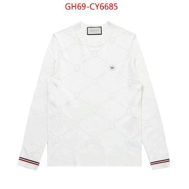 Clothing-Gucci cheap online best designer ID: CY6685 $: 69USD