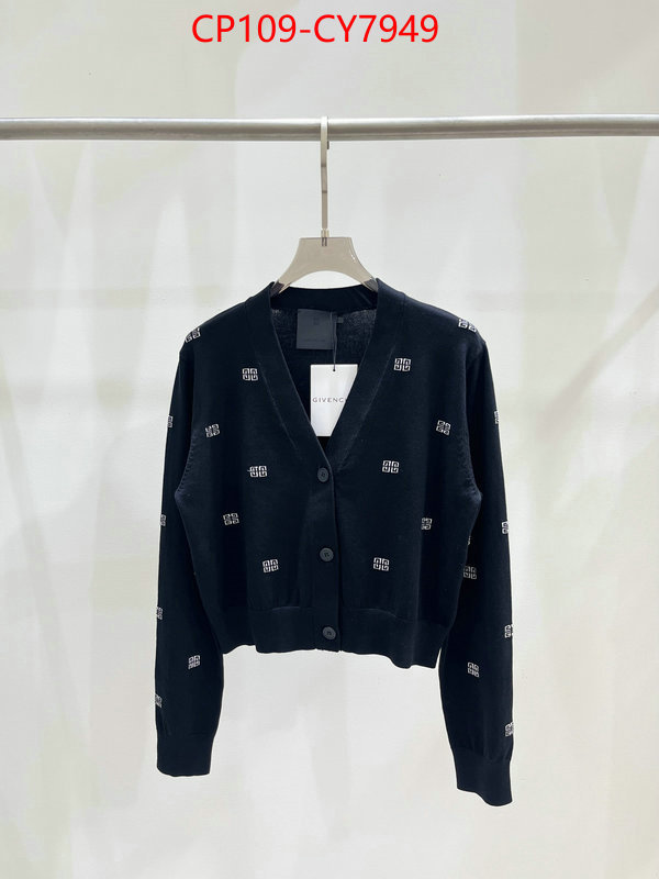 Clothing-Givenchy luxury cheap ID: CY7949 $: 109USD