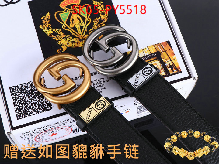 Belts-Gucci where can i buy the best quality ID: PY5518 $: 65USD