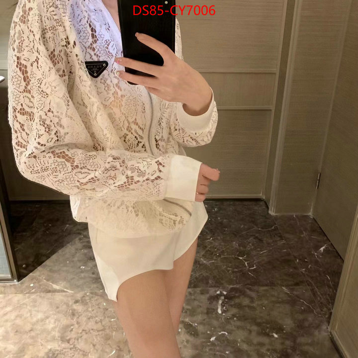 Clothing-Prada top 1:1 replica ID: CY7006 $: 85USD