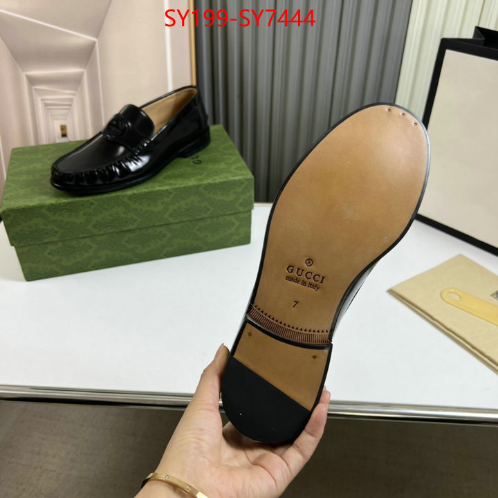 Men Shoes-Gucci designer wholesale replica ID: SY7444 $: 199USD