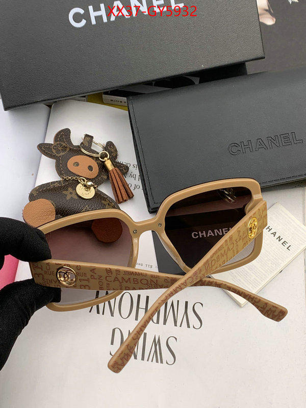 Glasses-Chanel best capucines replica ID: GY5932 $: 37USD