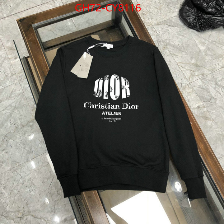 Clothing-Dior the best quality replica ID: CY8116 $: 72USD