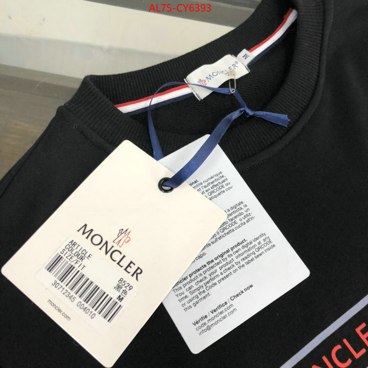 Clothing-Moncler top designer replica ID: CY6393 $: 75USD