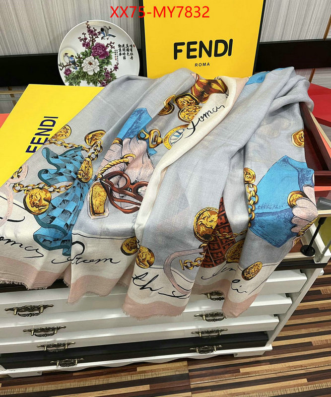 Scarf-Fendi perfect quality designer replica ID: MY7832 $: 75USD