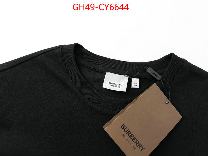 Clothing-Burberry high quality online ID: CY6644 $: 49USD