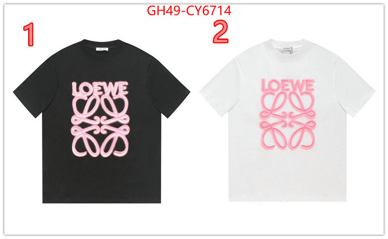 Clothing-Loewe wholesale imitation designer replicas ID: CY6714 $: 49USD