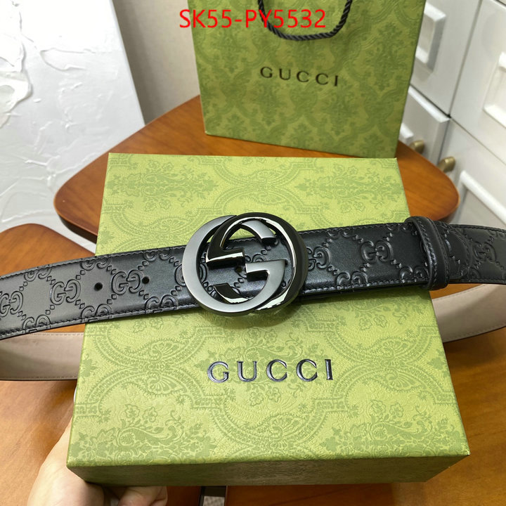 Belts-Gucci replicas ID: PY5532 $: 55USD