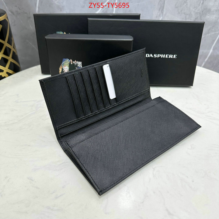 Prada Bags (4A)-Wallet fake high quality ID: TY5695 $: 55USD